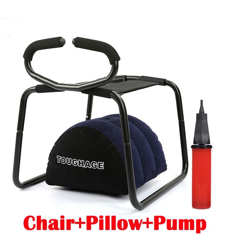 Sex Chair Sofa Pillow Furniture  Weightless Bouncing Mount Stools Boost Love Position Aids Handrail Couples Adult Games Toys