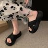 One-line Shoes Thick-soled Slippers New Anti-slip Soft-soled Cooling Slippers for Women In Summer