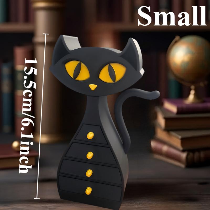 

Creative Black Cat-shaped Jewelry, Accessories, Jewelry Storage Box, Small Item Collection and Storage Box,Valentine s Day Gifts