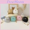 Childrens Mini Pu Chain Bag With Love Heart Decoration For Daily Use