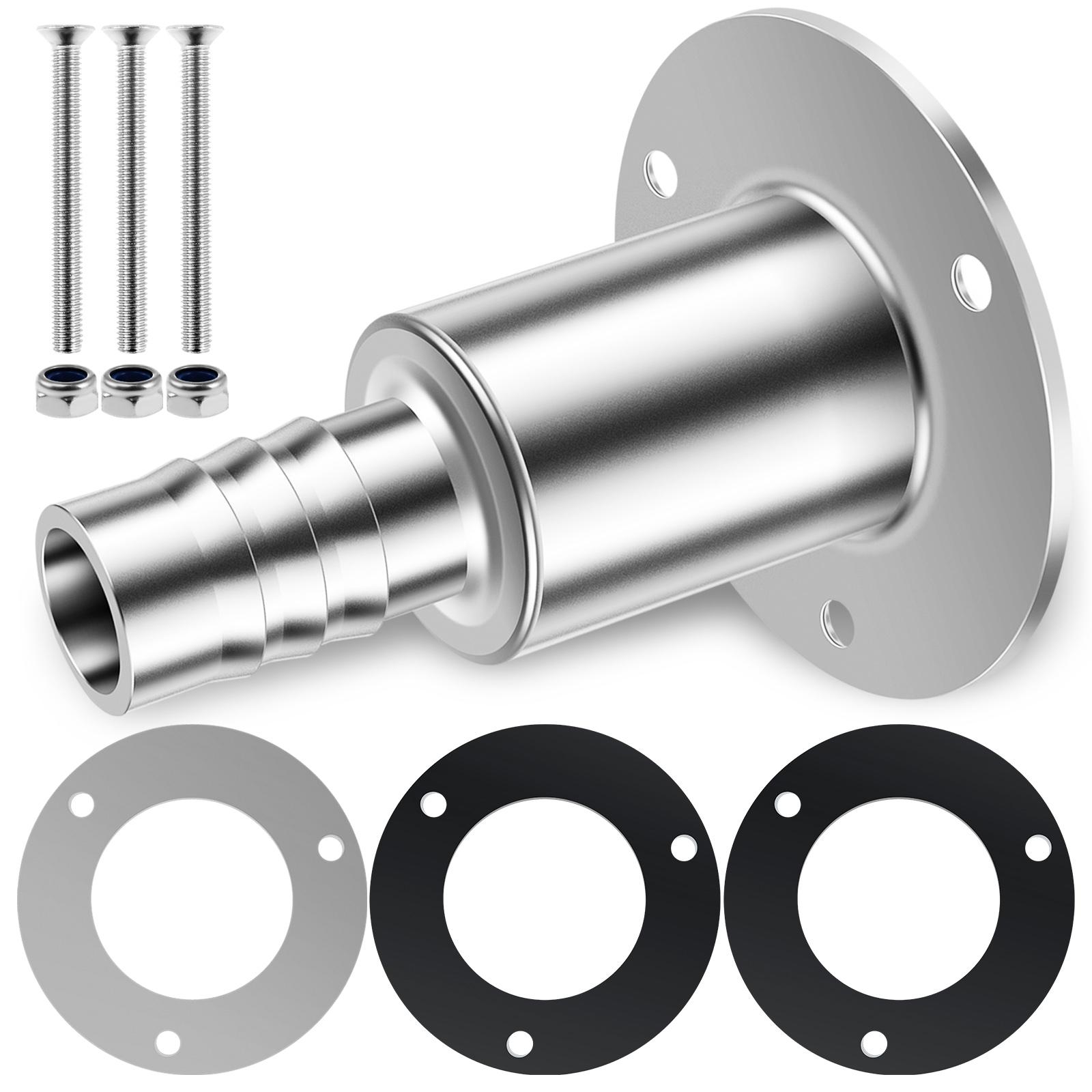 

Комплект для установки выхлопной трубы через корпус, 22 мм, 316 нержавеющая сталь, корпус, труба, гнездо для дренажной заглушки