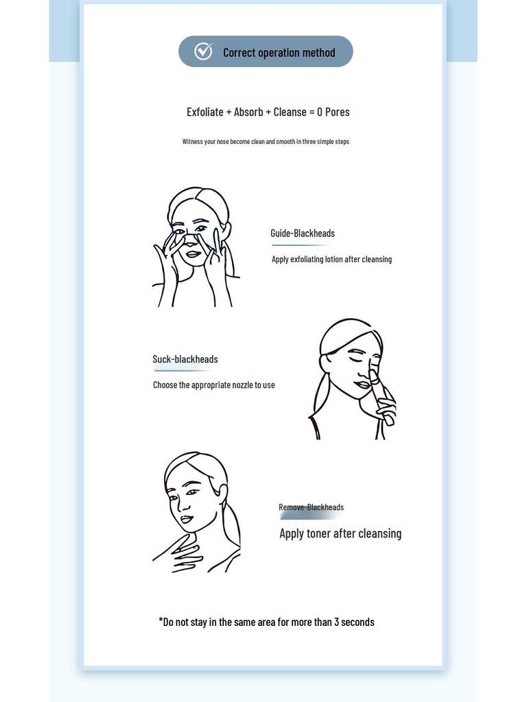 Electric Blackhead Remover & Pore Cleanser - Deep Cleanse Acne Device for Salons