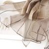Elegant Women's Plaid Silk Scarf - Spring/Summer Shawl