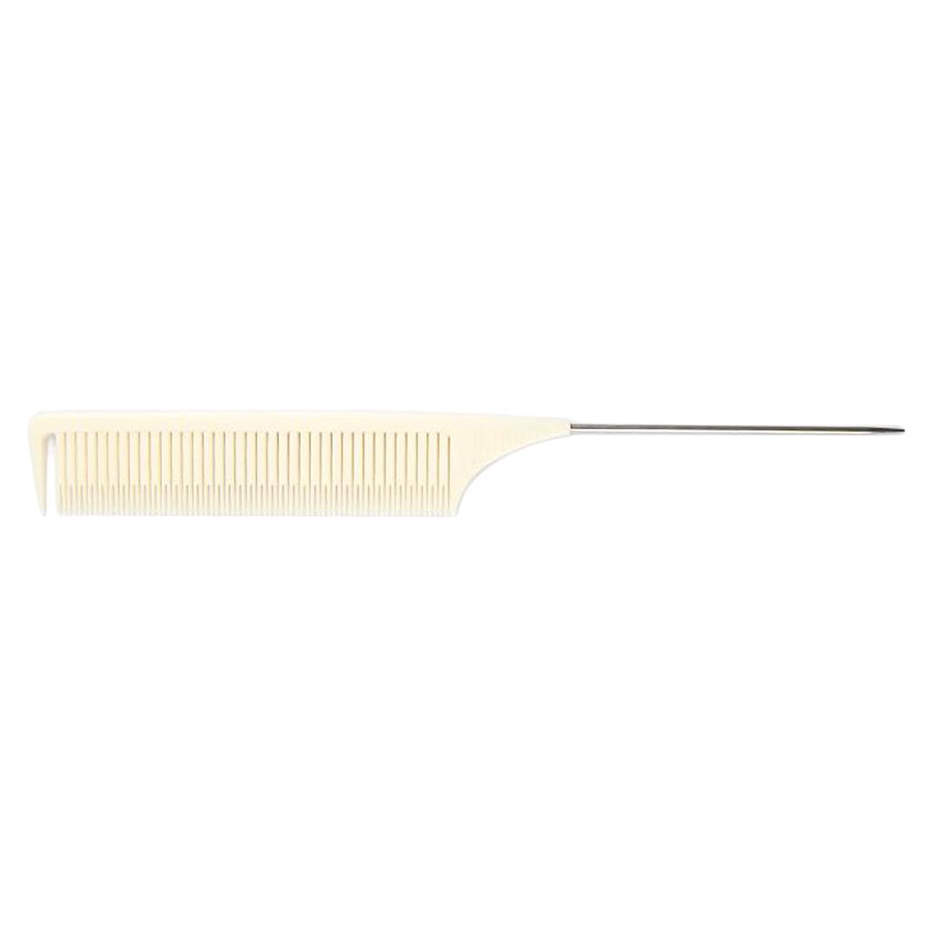 2x Professional Weaving Highlighting Foiling Hair Comb For Salon Beige