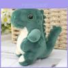 Adorable Cartoon Dinosaur Plush Keychain Soft Green Dino Stuffed Toy For Bags