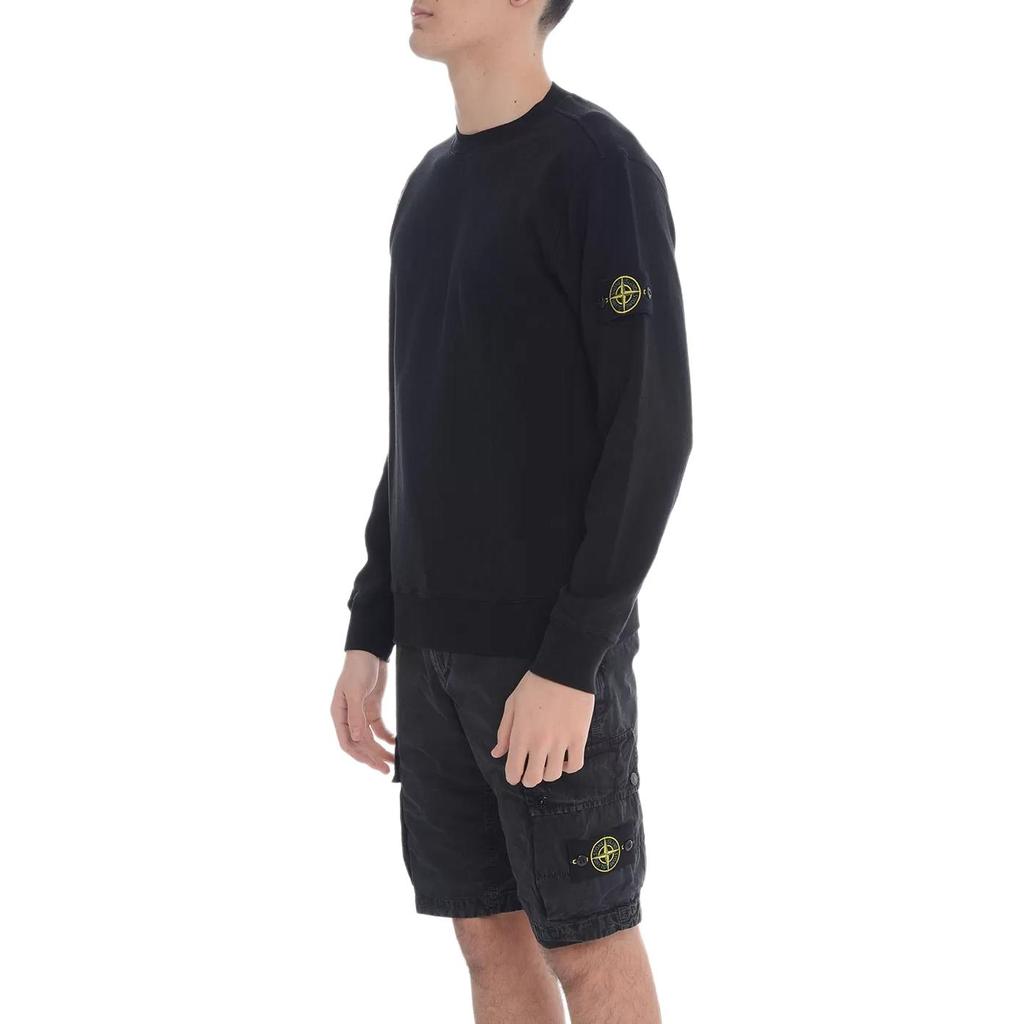STONE ISLAND Compass Patch Crewneck Sweatshirt K1S156100020S0060-V0029