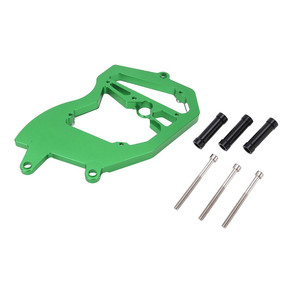 Front Sprocket Cover CNC Aluminium Alloy Chain Guard Protector Motorcycle Refitting Replacement for ZX6R 2009‑2021Green