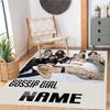 Warner Bros. Works (4) Customize Your Name Rug, Office Chair Cushion, Home Bedroom Living Room Gift.