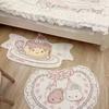Cute Cartoon Carpet Girl Floor Mat Bedroom Plush Bedside Imitation Cashmere Foot Mat Foot Coffee Table Anti-Slip Room Decoration