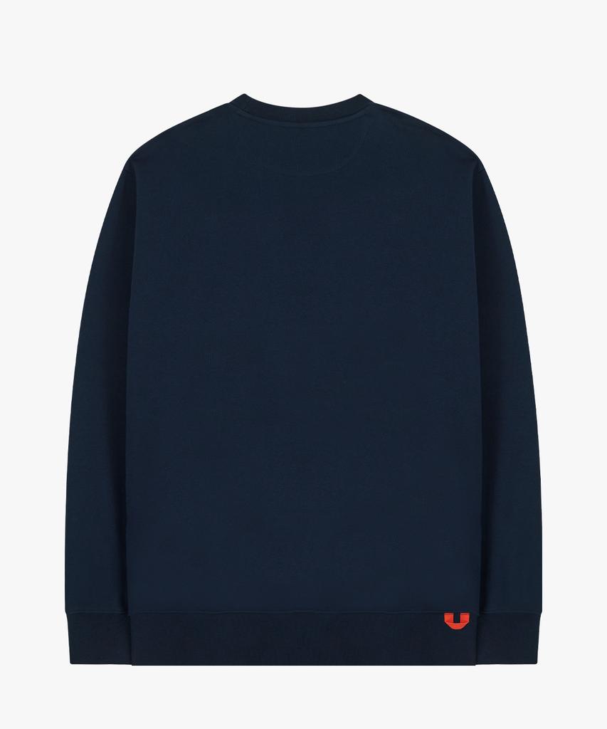 Jikun Signature Big Logo Sweatshirt Gee248-103 Navy