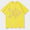 Funny Fish Shirt AU Chemistry Science Meme Unisexs TShirt Print Fashion Oversized Crewneck Cozy Short Sleeve T Shirts Teenagers
