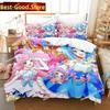 3D Kawaii Anime Hirogaru Sky! Pretty Cure Printed Bed Set Duvet Cover Pillowcase Bedding Set Linen Sheet Quilt Cover Full Size