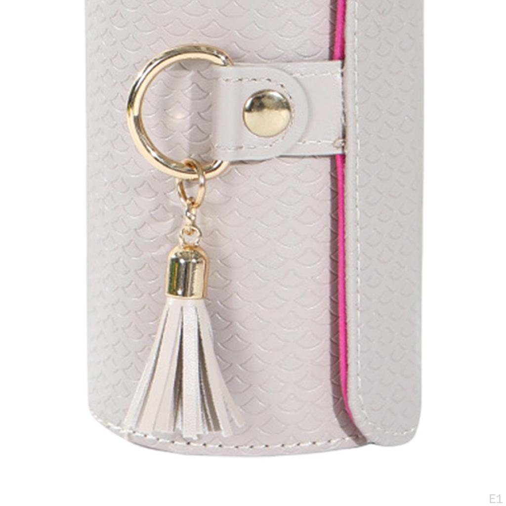 Jewelry Box for Women Holder Pouch with Tassel Multifunction Organizer Necklace