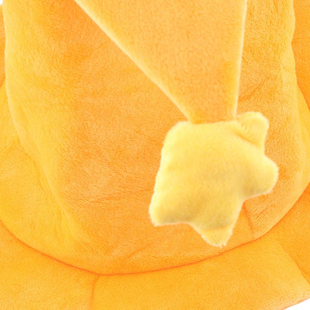 Pumpkin Halloween Hat Plush Devil Cap Portable Halloween Witch Wizard Hat  Children