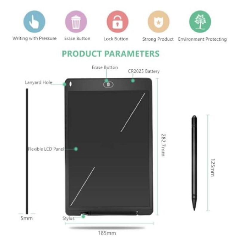 8,5-calowy tablet LCD do pisania Elektroniczna tablica do rysowania Cyfrowa kolorowa podkładka do pisania odręcznego Prezent dla dzieci Chroń oczy