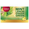 Celest Green Tea Mint Lemon Ginger 100 Bags Natural Flavour Wellness Detox Tea Pack of 1