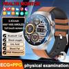 2026 Nuovo Preciso Lipidi Sanguigni Schermo AMOLED da 1,43" Smartwatch per la Salute ECG Acido Urico Pressione Sanguigna Chiamata Bluetooth Smartwatch Compatibile Android/iOS