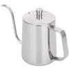 600ml Coffee Drip Kettle 304 Stainless Steel Slender Spout Thicken Coffee Pot with Cover