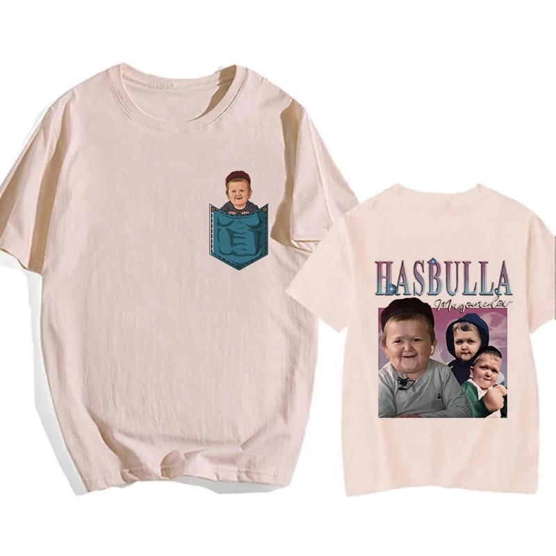 Classic Team Hasbulla EU Size T Shirt Men Women Fighting Hasbulla T-shirt Hip Hop Graphic Shirt Tops Manga T Shirt Streetwear
