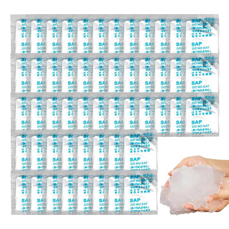 Urine Absorbent Powder 50pcs Poo and Urine Absorbent Gel Deodorization Liquid Waste Gelling Tool for Camping Fishing Traveling