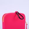 Portable Silicone Coin Purse Waterproof Solid Color Earphone Bag Zipper Small Item Bag Students