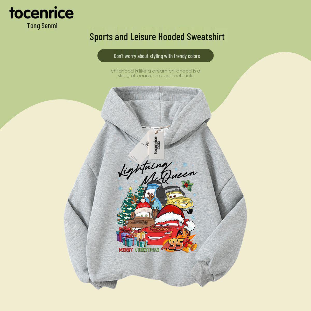 

Children s Cars Hoodie - Christmas Boys Winter Hooded Top, Autumn 2025 Model 120 (Height 110-120cm)