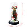 Christmas Nightlight Transparent Glass Christmas Decoration Lamp Glass Dome Ornaments Table Night Lights For Living Room Bedroom