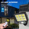 Solar LED Lights Outdoor Waterproof Motion Sensor 3 Modes 72/108/117COB Solar Flood Wall Lamp Street Garden Porch Garage Light