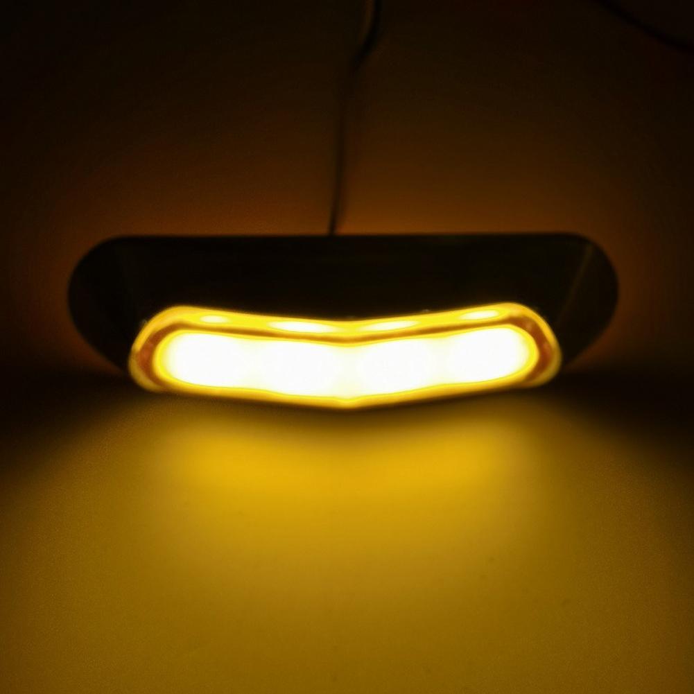 

Светодиодные боковые габаритные огни, передние и задние фонари, габаритный фонарь постоянного тока 12 В-24 В, универсальный фонарь для автобуса, грузовика, прицепа, лодки, автомобиля жёлтый