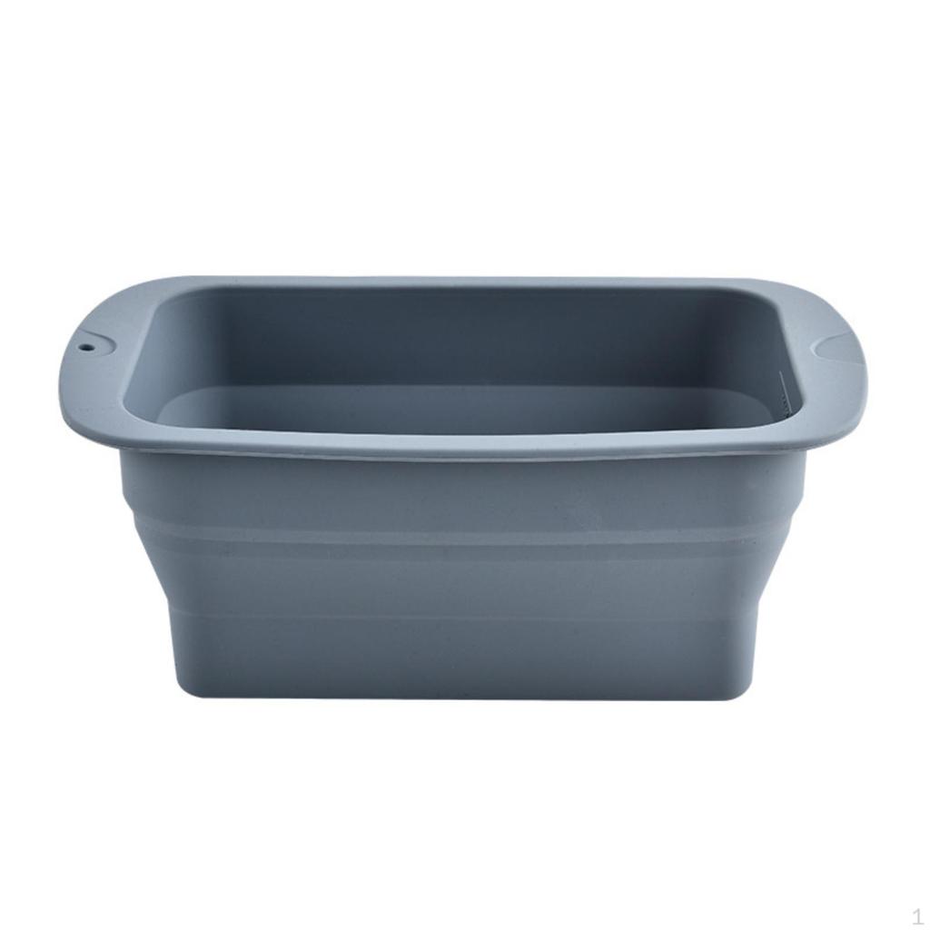 Collapsible Ice Tray Large Capacity Silicone Food-Grade for Camping