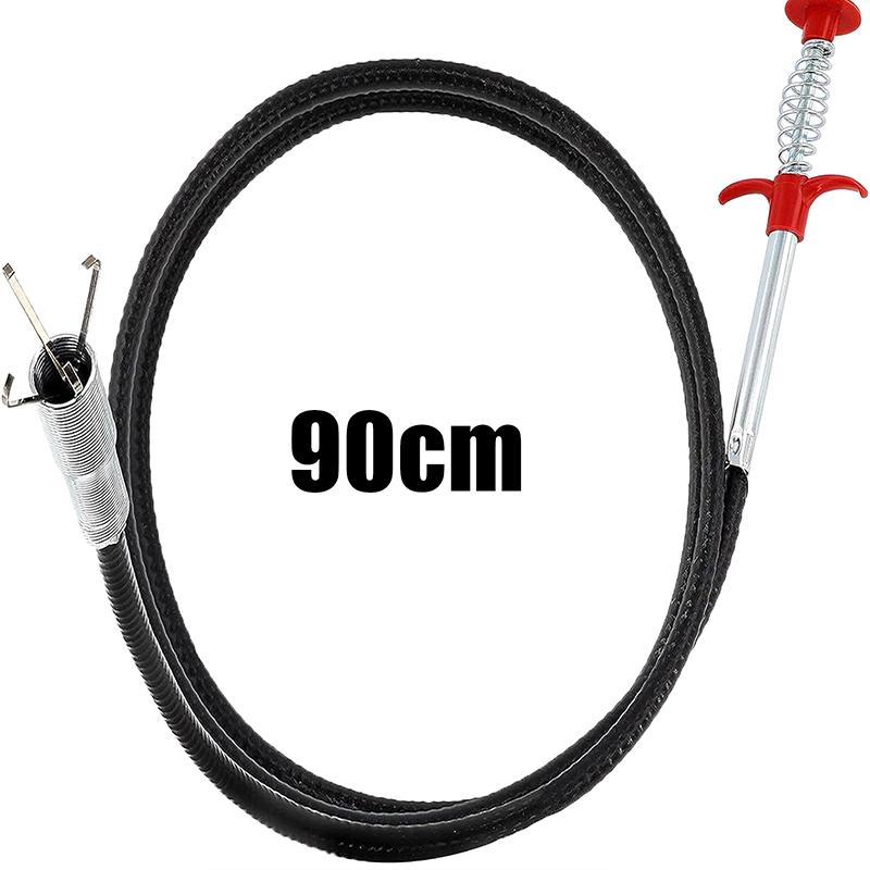 

Инструмент для удаления засоров в сливе волос - очиститель сливов в раковине, идеально подходящий для туалета, душа, кухни, ванной, ванны, засоренных стоков