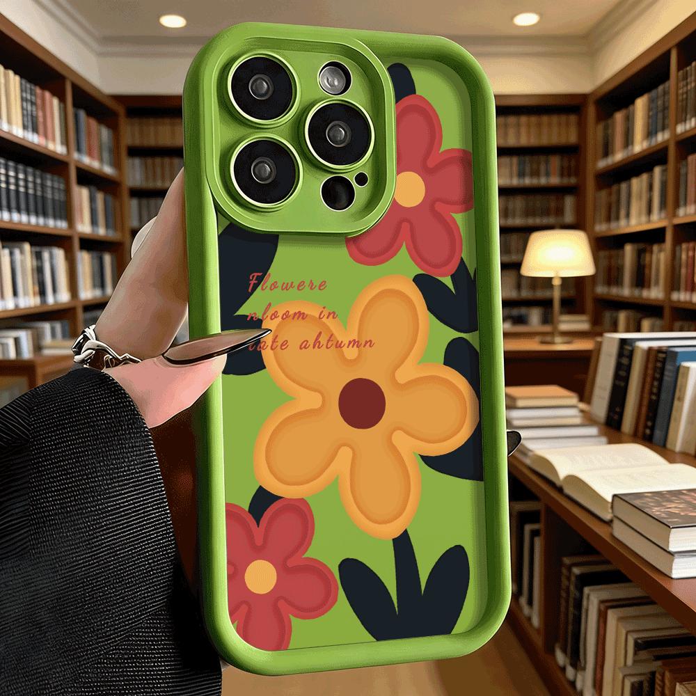 Autumn Flowers In Bloom Phone Case for iPhone 17 16 15 14 13 12 11 Pro Max Plus Anti Scratch, Gel Flexible Protective