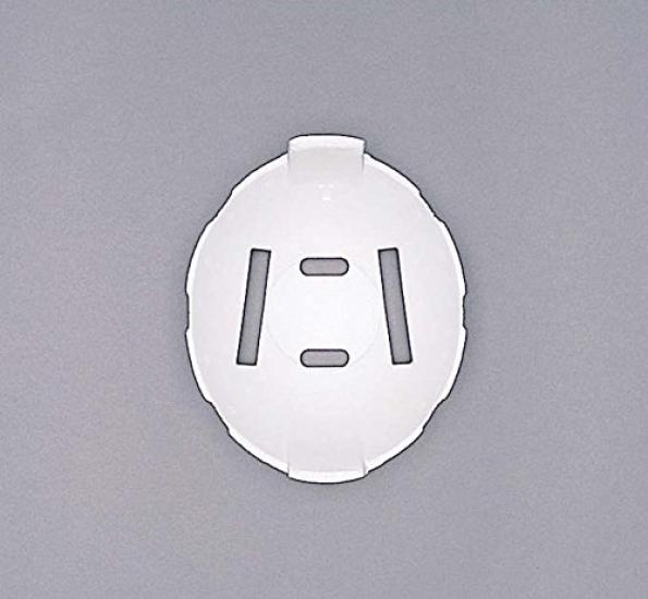 DIC Plastics Electrical Safety Helmet with Clear Visor and Styrofoam Liner (SYA-C-SFE-SYAV-A-WH-S)