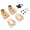 1 Pair RC Rear Axle Seat Fit for AXIAL AXP8 Gilamon 1 8 Car Replacement Set Brass