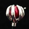 Nautical Walking Cane  Chrome Hand, Red Ball Style