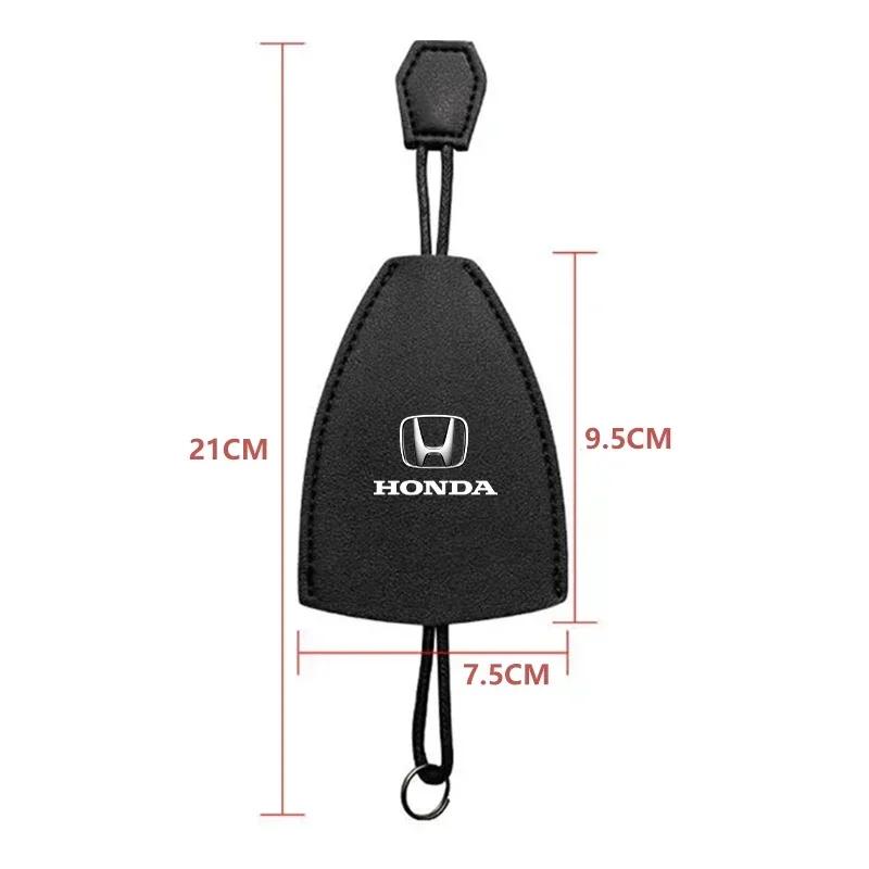 Car Hot FIT 1pcs Car Key Chain Storage Bag Split Car Key Case Key Case For Honda Civic Fit City Cry Accord CB500 Cb650r Forza 1