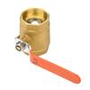 Brass Ball Valve Female Thread Ball Valve 1pc DN40 1-1/2" Brass Pipe Ball Valve 1.6MPa for Water Oil Gas