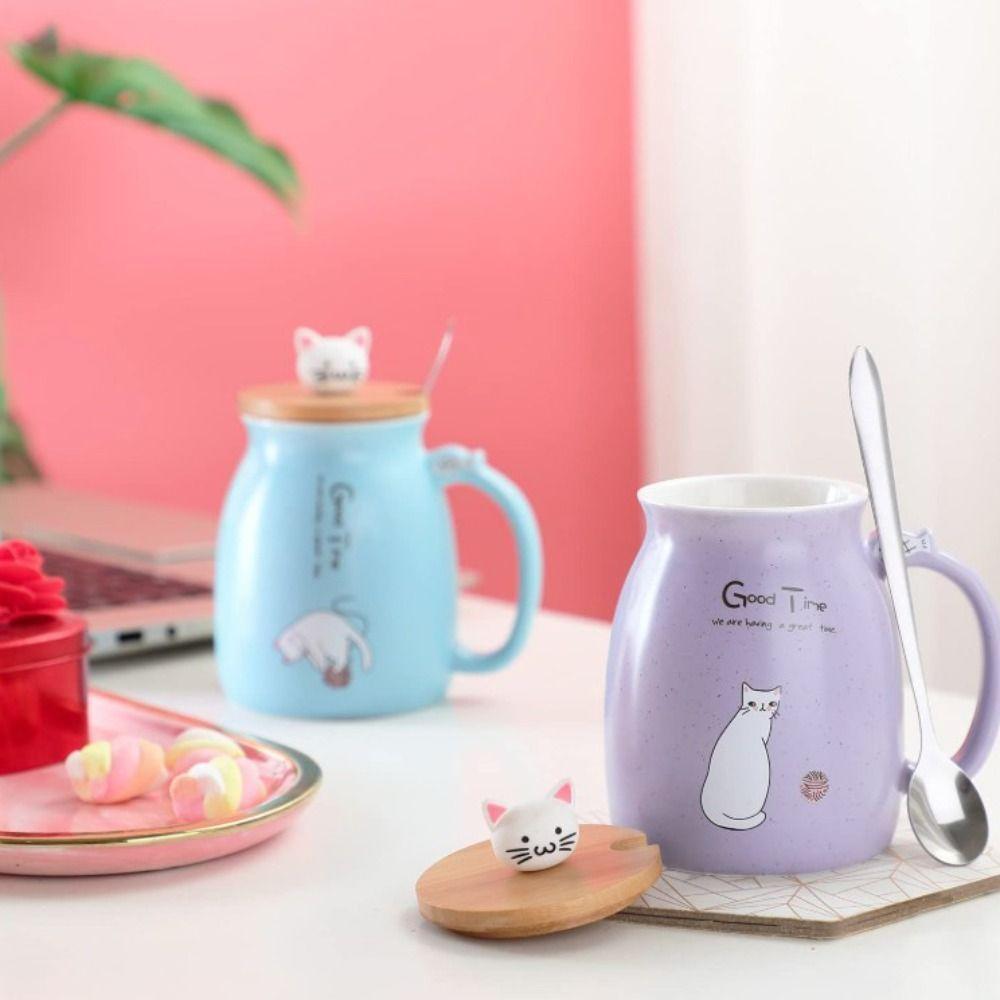 Ceramic Tea Cup Japanese Style Iced Yogurt Cup Drinkware Coffee Mug  Office