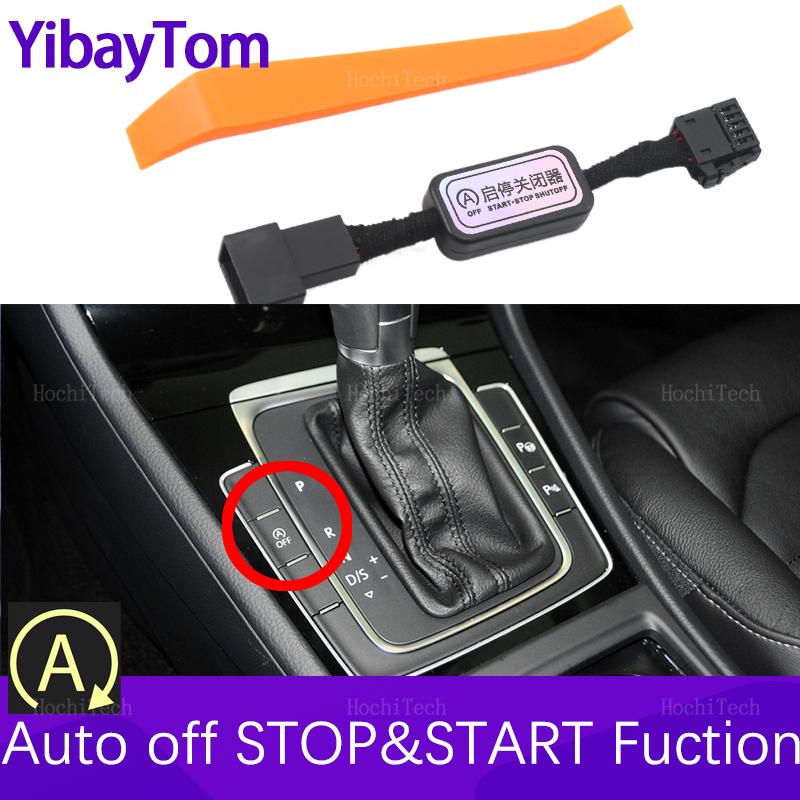 For Volkswagen VW Golf7 Golf MK7 7 Passat B8 B8.5 Car Automatic Stop Start Engine System Off Device Control Sensor Plug Cable Pushbutton Switches 3