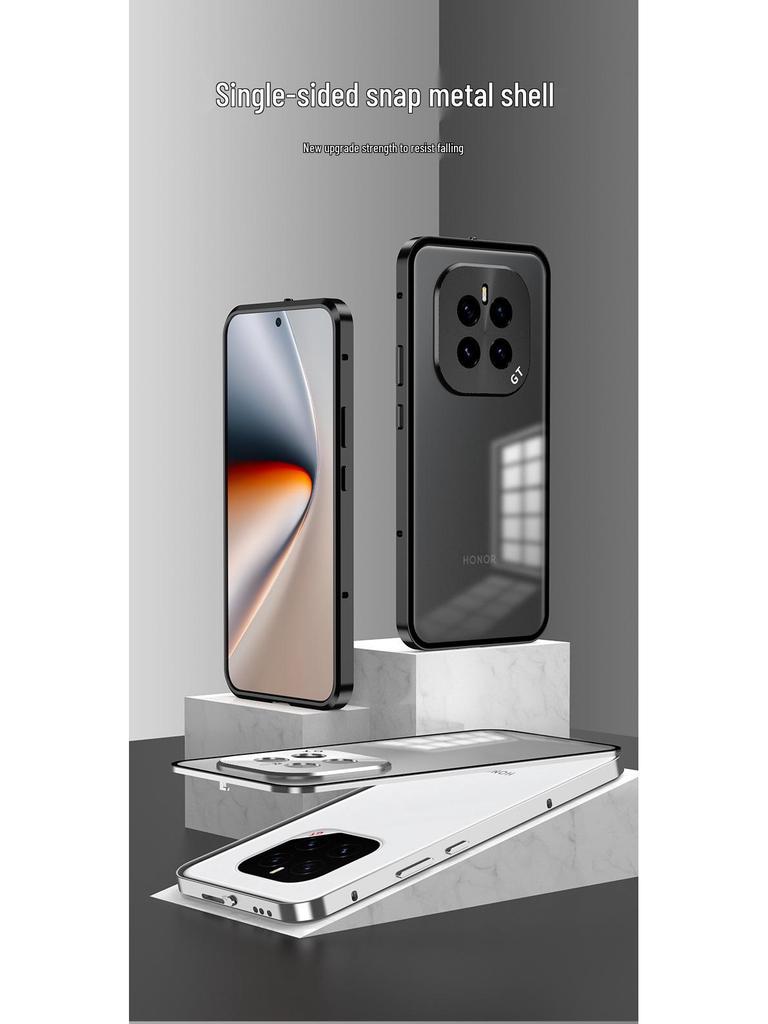 Metal Bumper Frosted Phone Case for Honor GT Pro