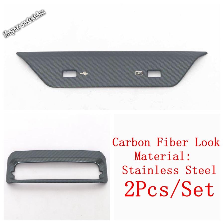 Rear Armrest Box Air AC Vent Outlet Frame / Front USB Panel Cover Trim Accessories For Geely Coolray SX11 / BelGee X50