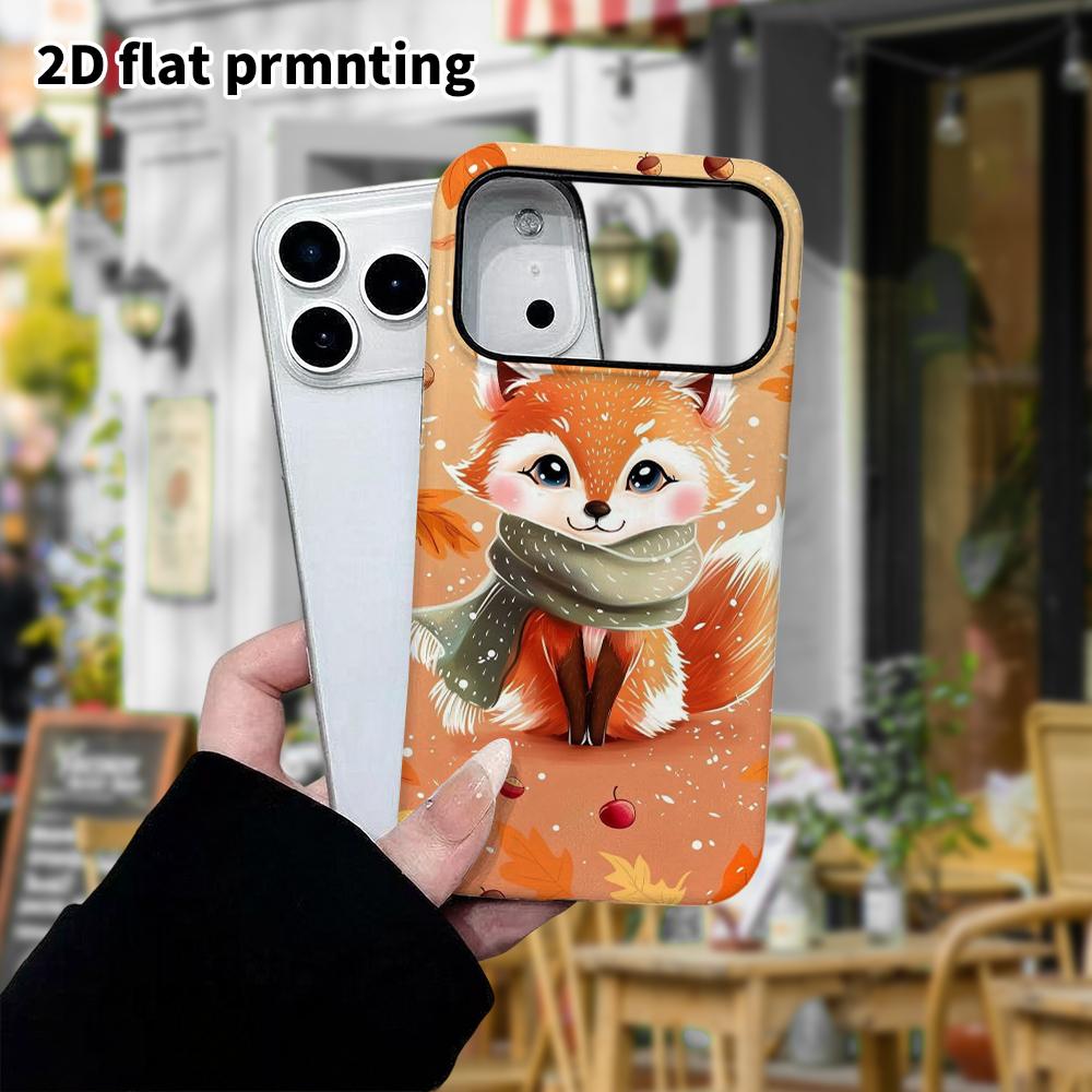 Phone Case: 2D Flat Design Suitable for iPhone 18, 17, 16, 15, 14, 13 Pro Film Protective Case, Couple Style, Autumn Fairy Tale, Christmas and Hallowe