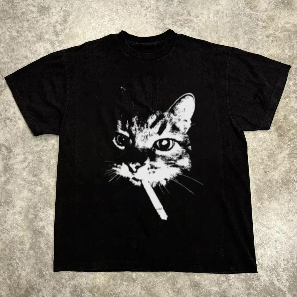 Harajuku Letter Graphic T Shirts Y2k Tops Unisex Unisex High Street Oversized T Shirt Pro Choice Streetwear Vintage Tee Clothing