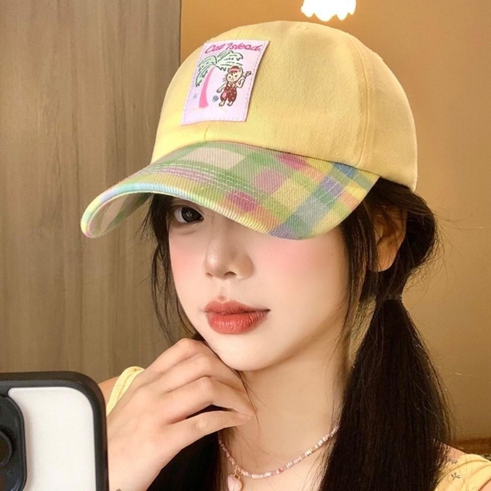 Spring Summer Baseball Hat Embroidery Snapback Cap Trendy Peaked Cap Women