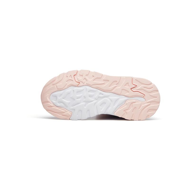Anta Shock Absorbing Non-Slip Wear-Resistant Warm High-Top Kids Running Shoes Kids Sneakers Pink Purple 322149953-2