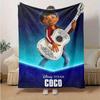 1pc, "Coco Movie Poster Inspired Home Decor Blanket Perfect for Couch, Bed, Travel, Camping, Car