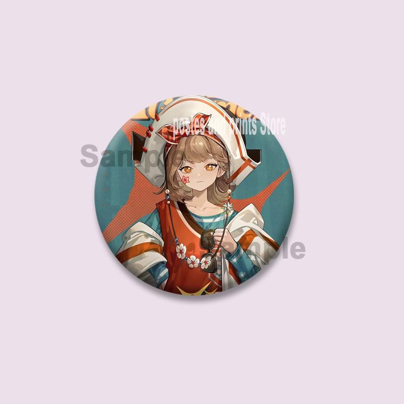 Anime Game Reverse 1999 Circular Brooches Cartoon Character Enamel Pins Backpack Clothing Hat Jewelry Badge Accessory XMAS Gifts