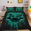 3D Game Console Printing Home Bedclothes Single Size Bed Clothes Boy Kid Highend Soft Bedding Set Cover