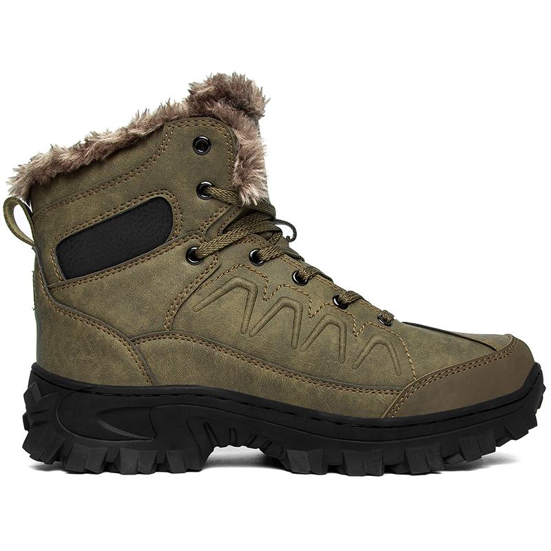 Größe 40- 48 Winter Schneestiefel Herren Wasserdicht Outdoor Herrenstiefel Russischer Stil Stiefeletten für Herren Schneestiefel