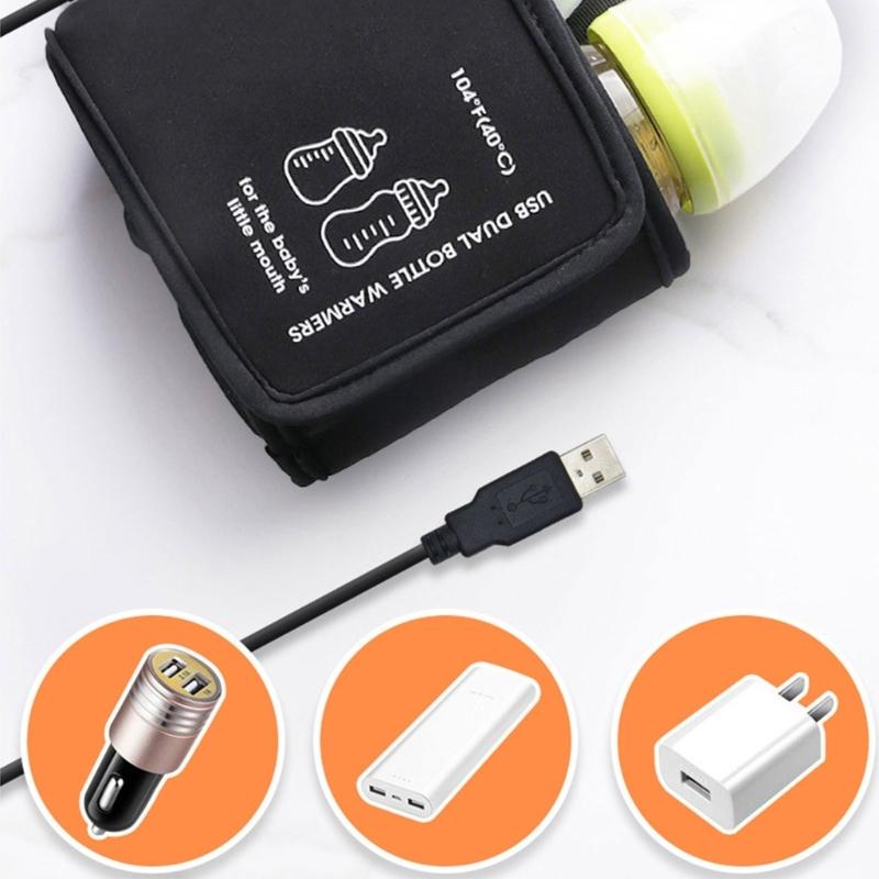 Insulated Bottle Holder Case Portable and Convenient Feeding Bottle Insulation Sleeve Warm Keeper for Parents Travel